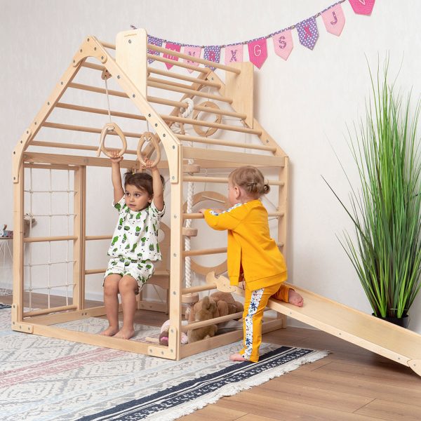 Wooden Climbing Playhouse - Image 21