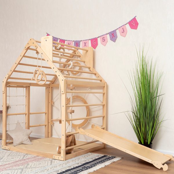 Wooden Climbing Playhouse - Image 10