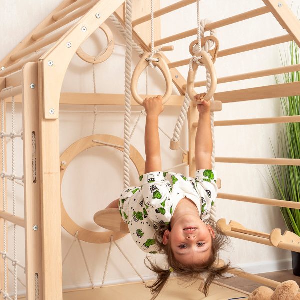 Wooden Climbing Playhouse - Image 14