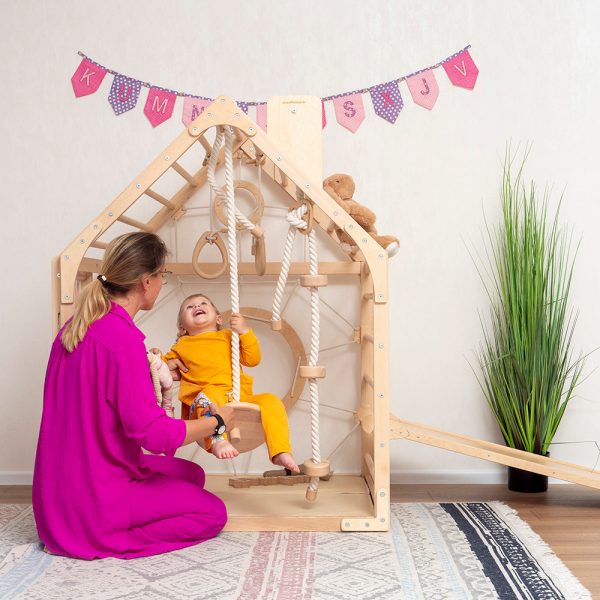 Wooden Climbing Playhouse - Image 20