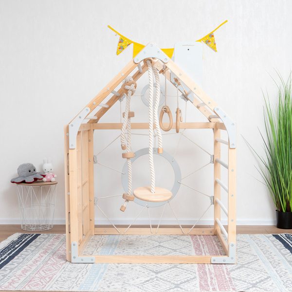 Wooden Climbing Playhouse - Image 15