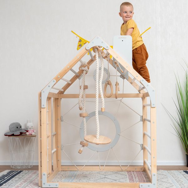 Wooden Climbing Playhouse - Image 16