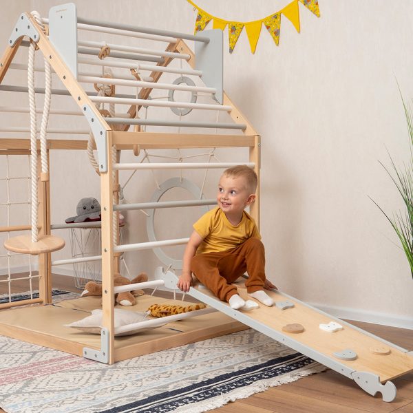 Wooden Climbing Playhouse - Image 23