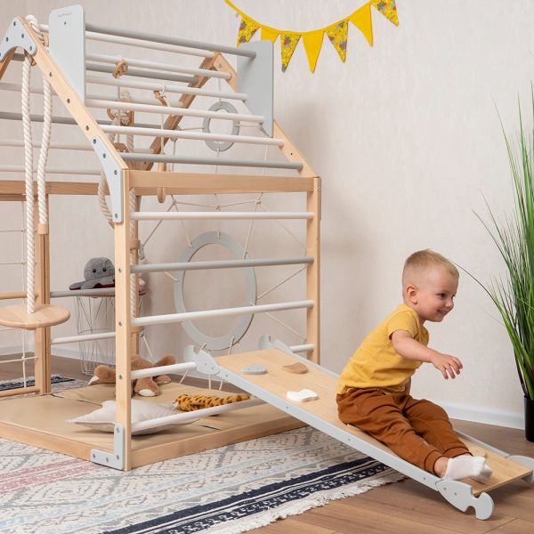 Wooden Climbing Playhouse - Image 24