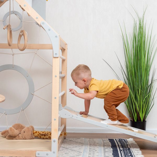 Wooden Climbing Playhouse - Image 25