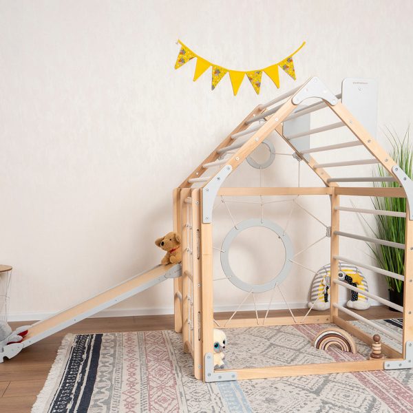 Wooden Climbing Playhouse - Image 27