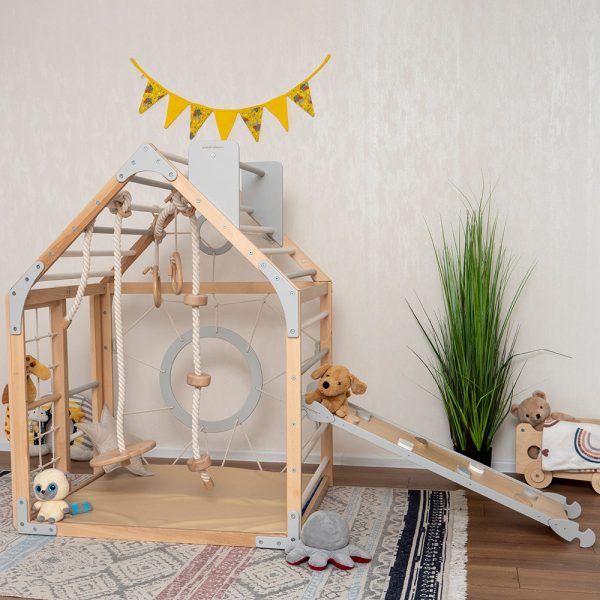 Wooden Climbing Playhouse - Image 26