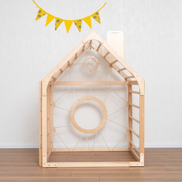 Wooden Climbing Playhouse - Image 6