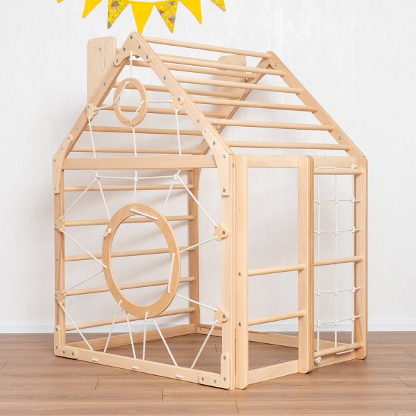 Wooden Climbing Playhouse - Image 5