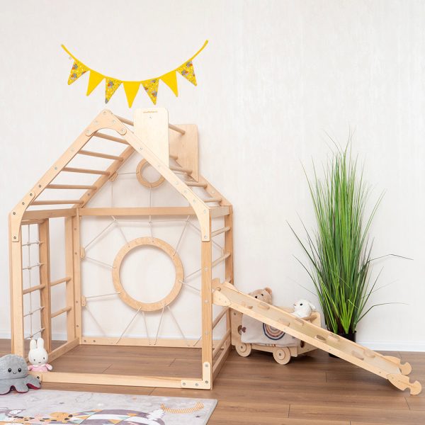 Wooden Climbing Playhouse - Image 28