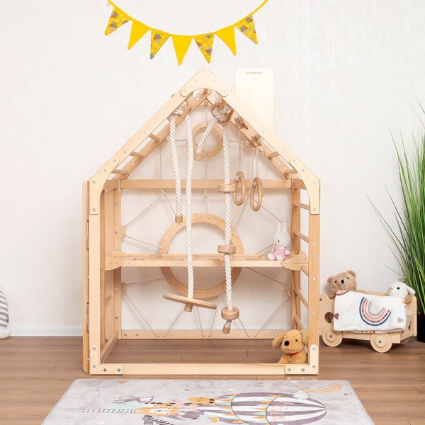 Wooden Climbing Playhouse - Image 17