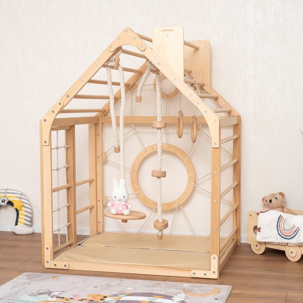 Wooden Climbing Playhouse - Image 18