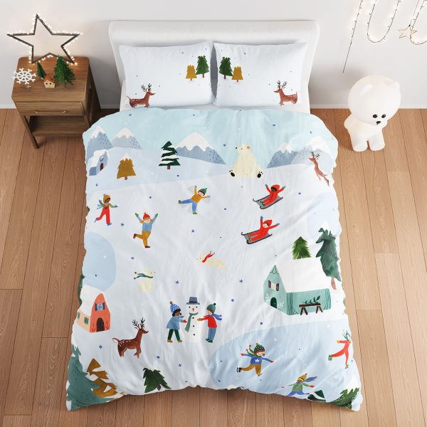 Snowy Day Duvet & Pillowcase - Image 2